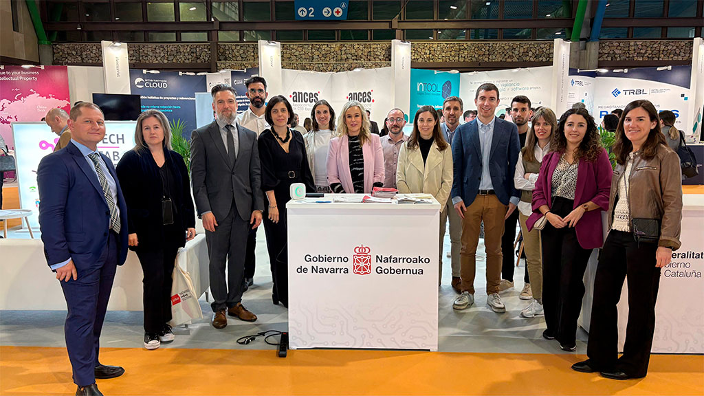 Delegación navarra participante en el foro Transfiere.